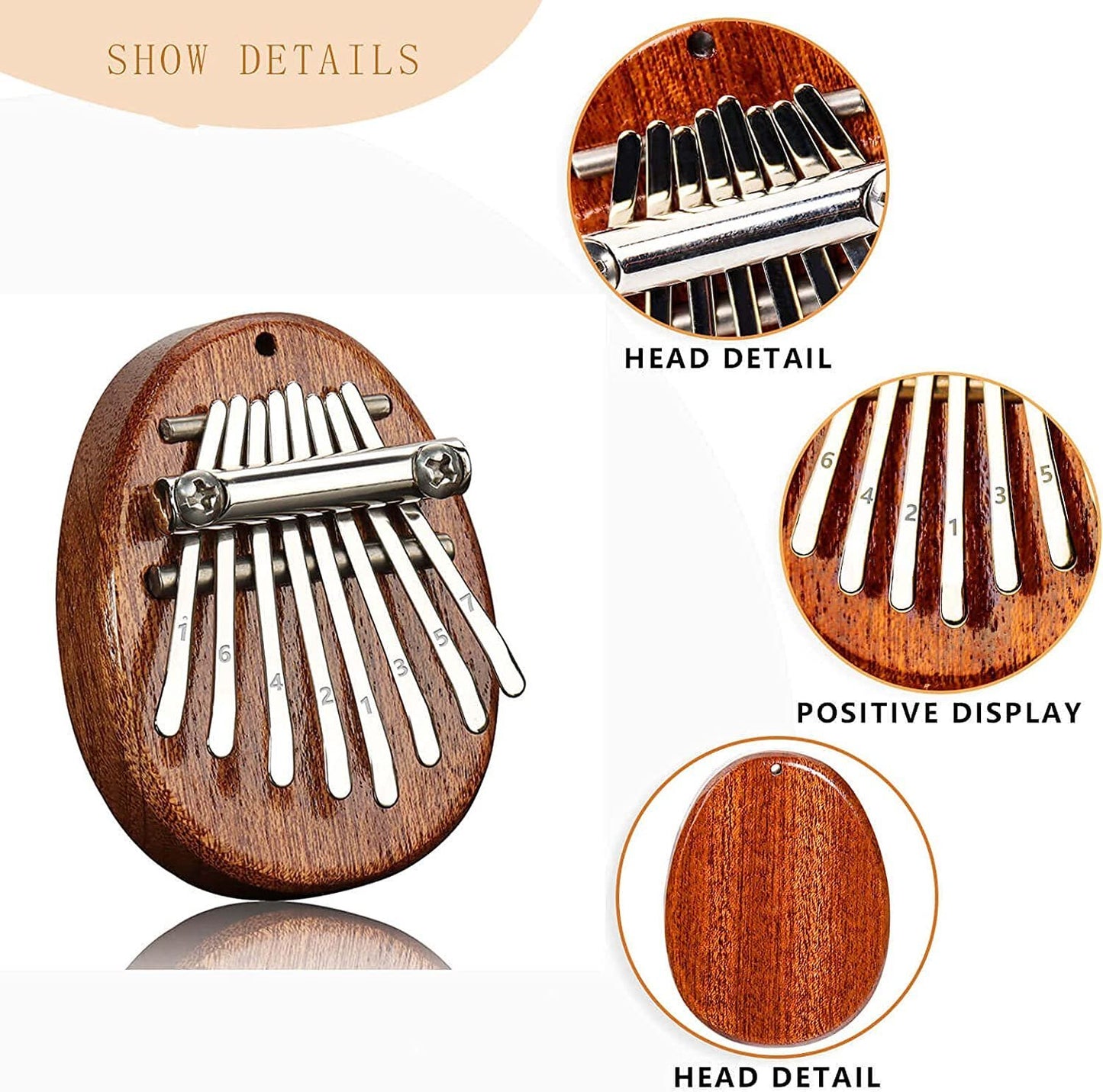 🎄Christmas is coming💕Kalimba 8 Key exquisite Finger Thumb Piano💕