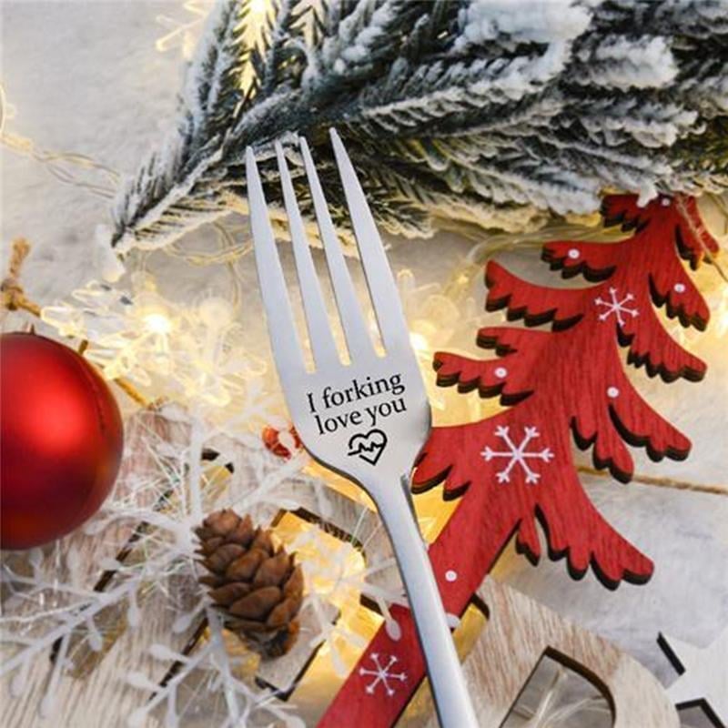 🎅Engraved Fork - Best Funny Gift For Loved One