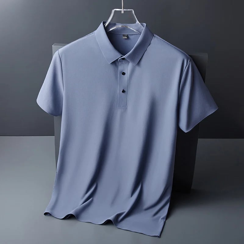 Men's Ice Silk Short Sleeve Polo Shirt