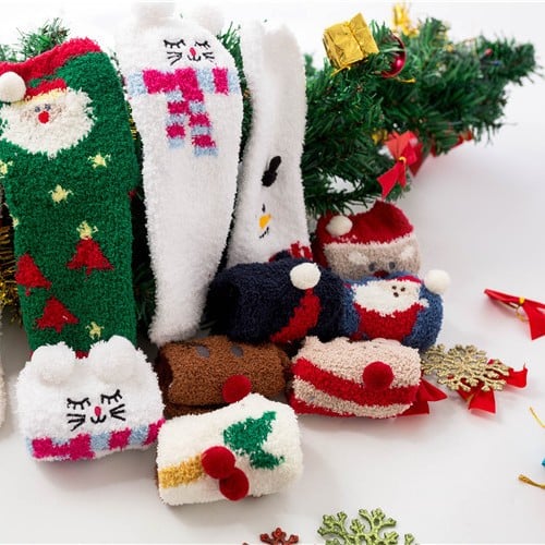 🎄Christmas Sale- 49% OFF🎁Cute Christmas Style Thickened Warm Socks