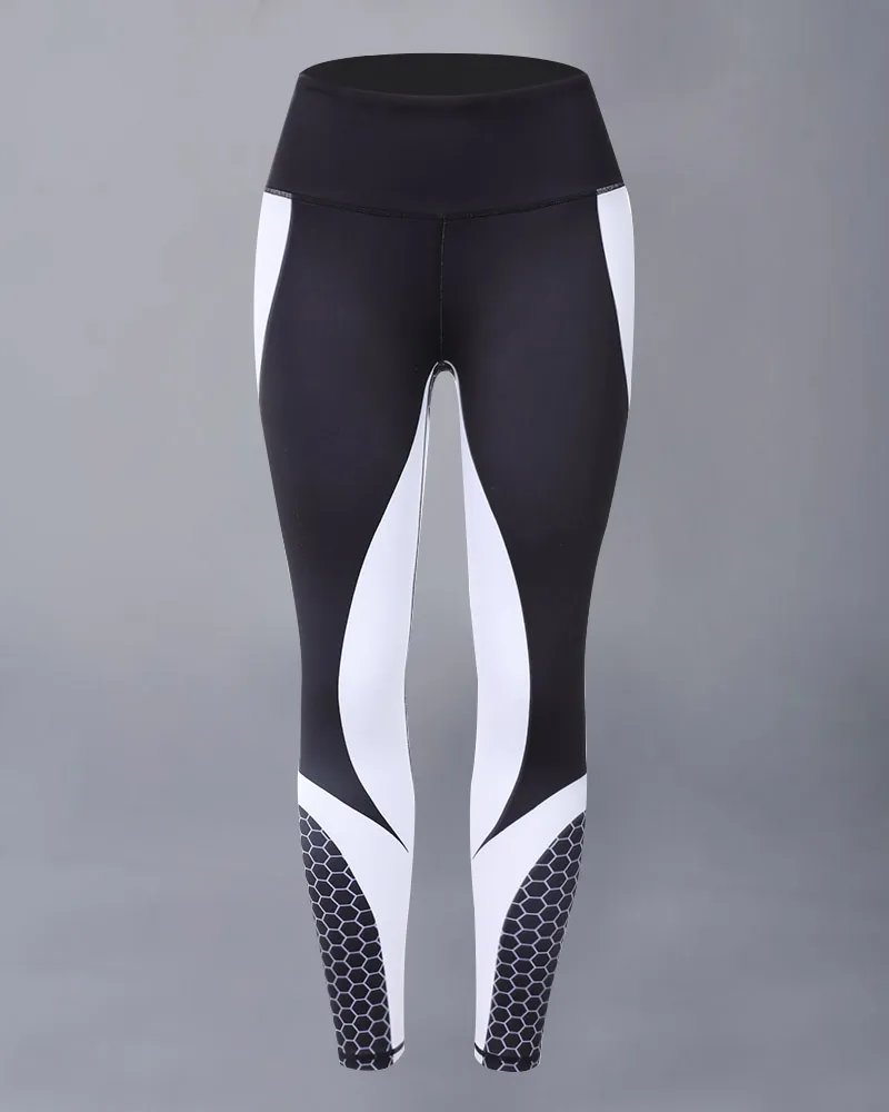 🎁Last Day Sale 49%🌹Colorblock Butt Lifting High Waist Sports Leggings💥