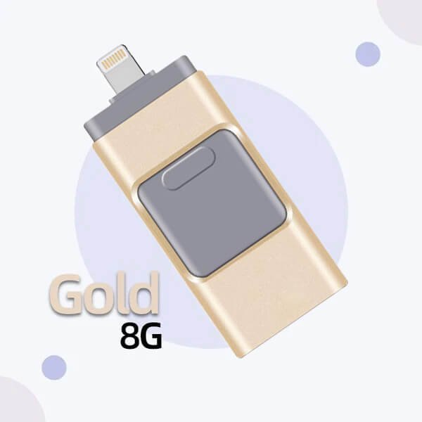 4 In 1 High Speed USB Flash Drive For iPhone, iPad, Android, PC & More Devices