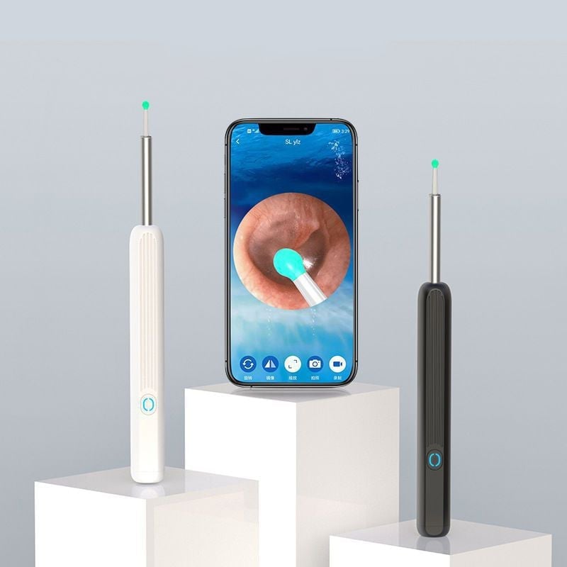 (SAVE 50% OFF)Clean Earwax - Wi -Fi Visible Wax Elimination Spoon,USB 1080P HD Load Otoscope