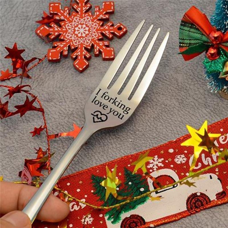 🎅Engraved Fork - Best Funny Gift For Loved One