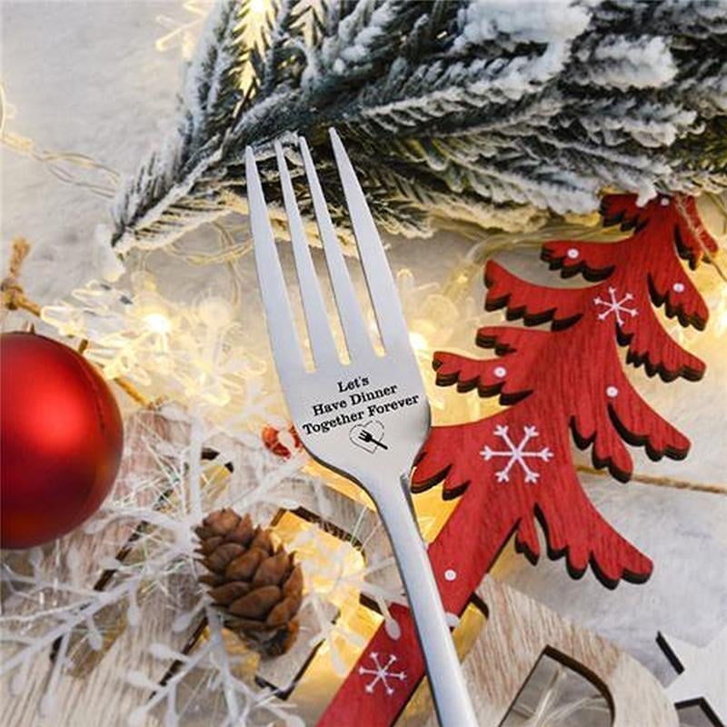 🎅Engraved Fork - Best Funny Gift For Loved One